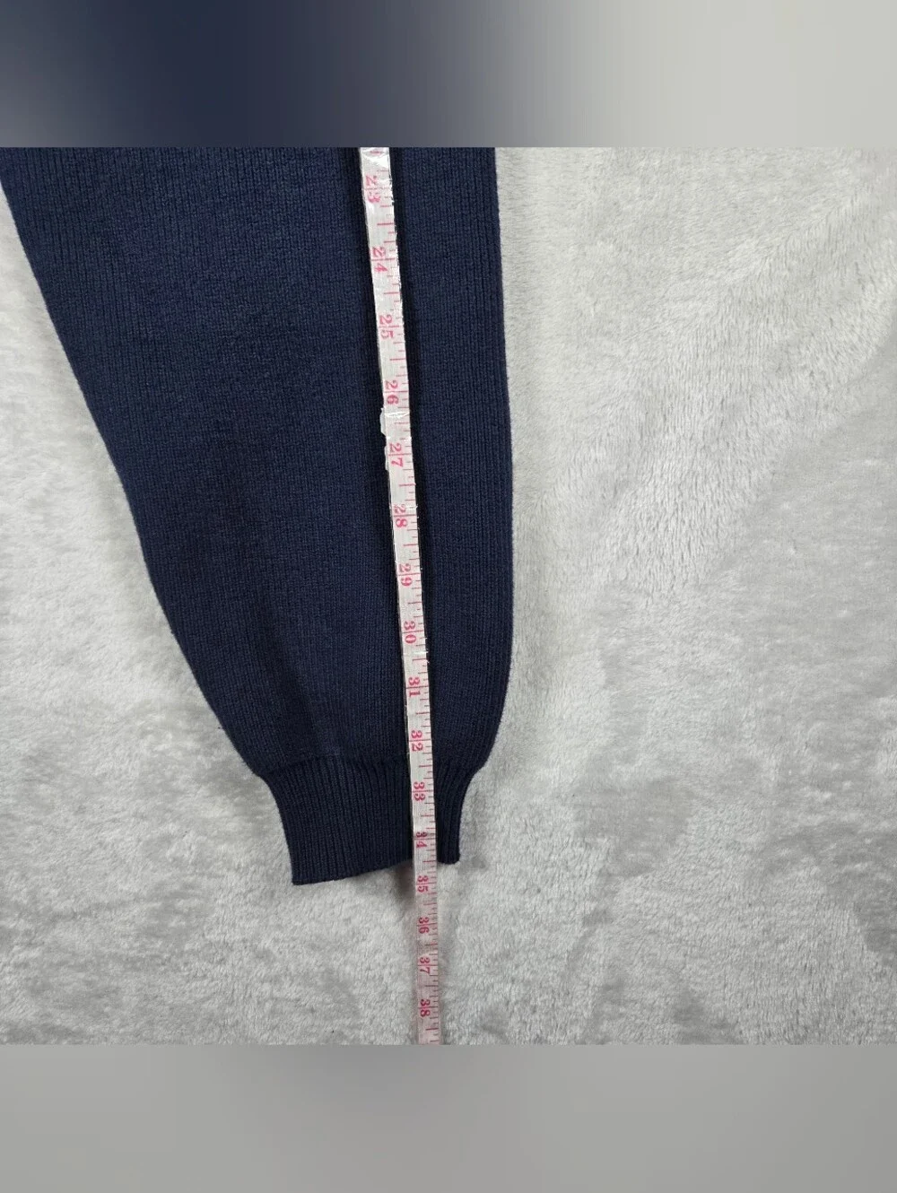 Alo Yoga Scholar Hooded Sweater Women’s Large Navy Blue Heavyweight Knit Relaxed